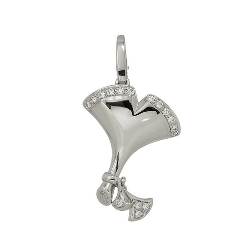 Cartier ginkgo diamond charm - ginkgo,