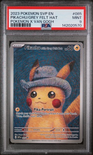 Pikachu with grey felt hat - pikachu,
