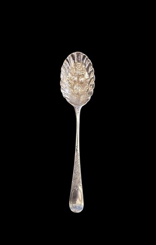 Sterling silver berry spoon - berry,