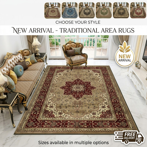 Luxury traditional non slip - traditional,