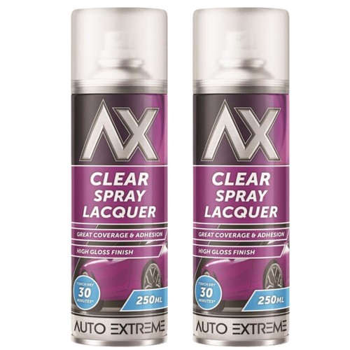 Clear lacquer spray - 2x,