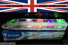 18" NEW LARGE BULLET TRAIN & CARRIAGES - ELECTRIC TOY  LIGHTS SOUNDS -BOY GIRL