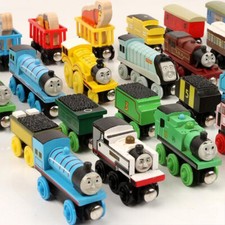 Wooden Trains Track Car Percy