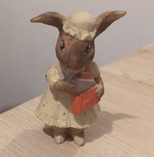 Ceramic rabbit figurine - rabbit,