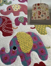 Small Elephant Rug And John Lewis Light Shade