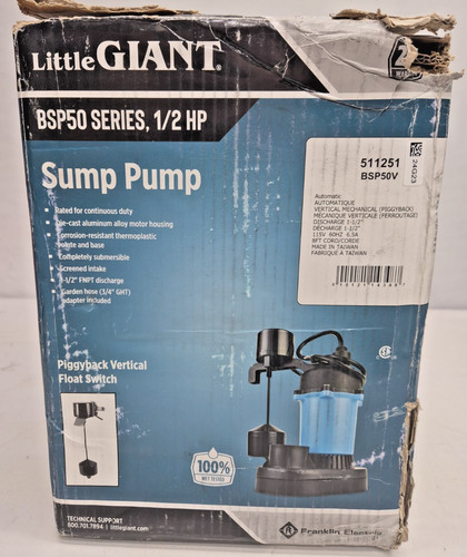 Little giant pump bsp50v - little,