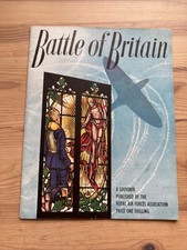 c. 1949 RAFA Battle of Britain Souvenir Programme 
