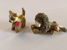2 x Steiff Pewter Miniatures /