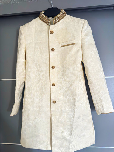 Boy ivory formal - ivory, sherwani