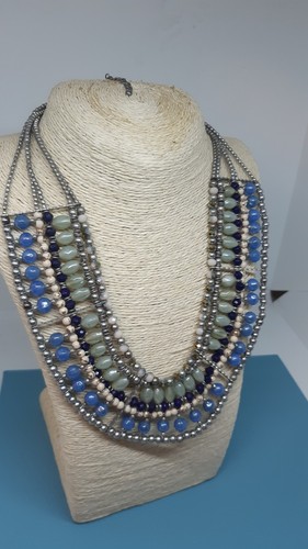 Multi colour layered - , beaded