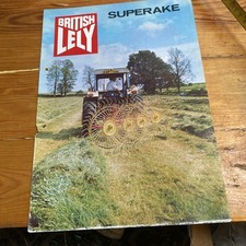 British Lely SUPERAKE Brochure Leaflet