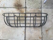 Black Wrought Iron Window Plant trough