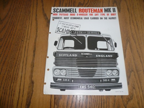 Scammell routeman truck - mk, ii