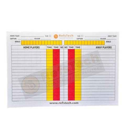 Refstech referee match pad - refstech,