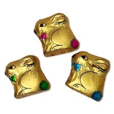 Novelty Milk Chocolate Creme Filled Gold Foiled Rabbits Bunnies 10 x 10g
