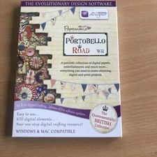 Docrafts papermania Portobello Road cd rom Digital Designer Paper Craft Pc / Mac