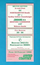 Bus Timetable - United