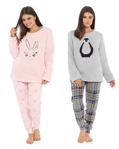 Womens snuggle fleece pyjama - womens,