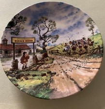 THELWELL PONIES PLATE WILLOWBROOK RIDING SCHOOL  DANBURY MINT PERFECT