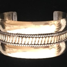 Navajo TAHE Cuff Sterling