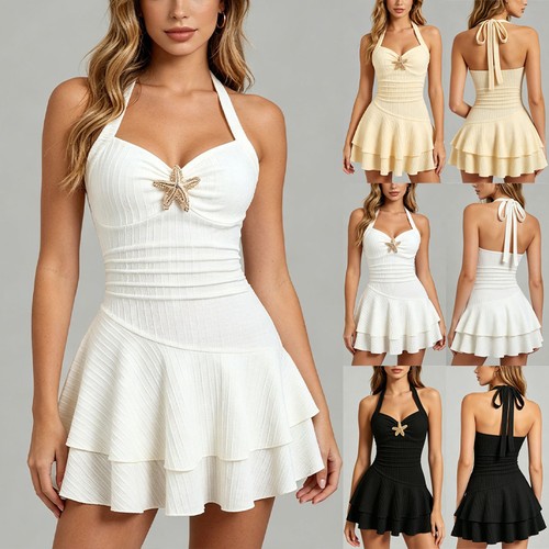 Womens sexy backless halter - sexy,
