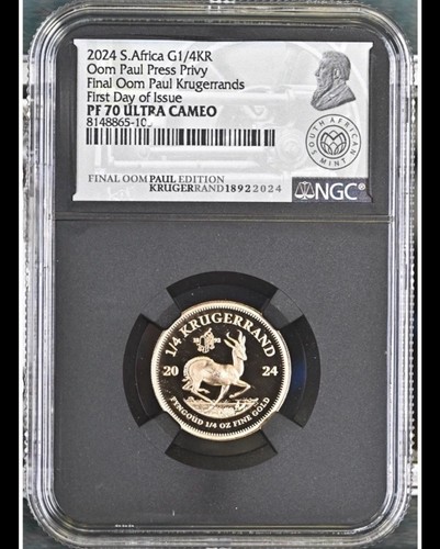 2024 africa 4 oz gold - africa, 1/4