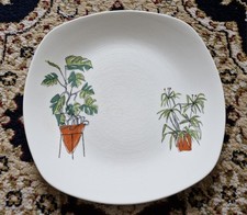 Vintage Midwinter Stylecraft Staffordshire Fashion Shape Plate - Plant Life 3-59
