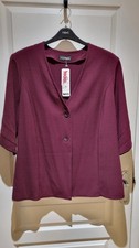 Doris Streich Burgundy Jacket