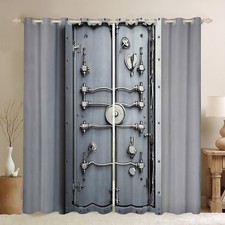 Vault Door Curtains (2 Panels