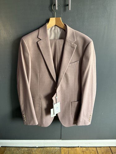 Dusty pink piece suit - suit, by