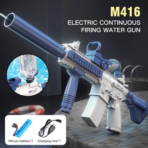Electric water gun 25 ft - gun, to