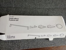 B&Q Amalfi Five Piece Gold