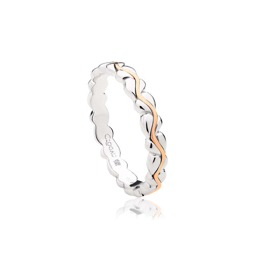 Clogau welsh silver 9ct rose - silver,