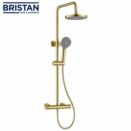 Bristan buzz brushed brass - brushed,