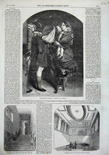 Old antique print 1856 - antique,