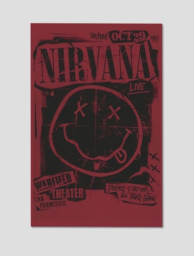 Nirvana live smiley logo - live,