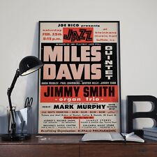 Miles Davis Concert Poster -