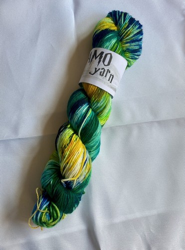 Hand dyed wool yarn - hand,