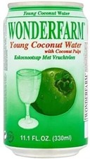Wonderfarm Coconut Water 330ml – 100% Natural Young Coconut Drink | Refreshing