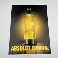 Absolut Vodka 1999 Vtg Print