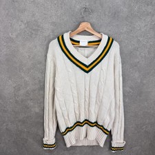 Vintage cricket jumper men's