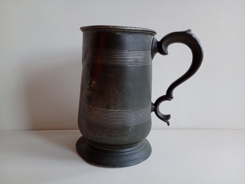 Antique quart pewter - antique,