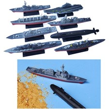 8 Pieces Aircraft Carrier Toy Model Unfinished Craft Hobby Puzzles Construction