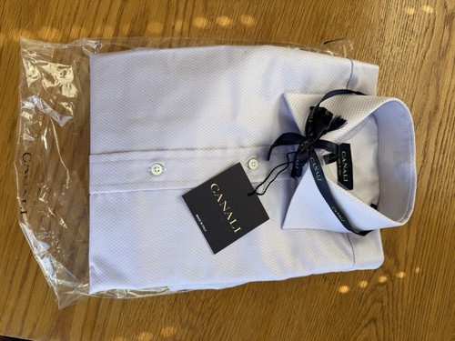 Canali lilac shirt brand - canali,