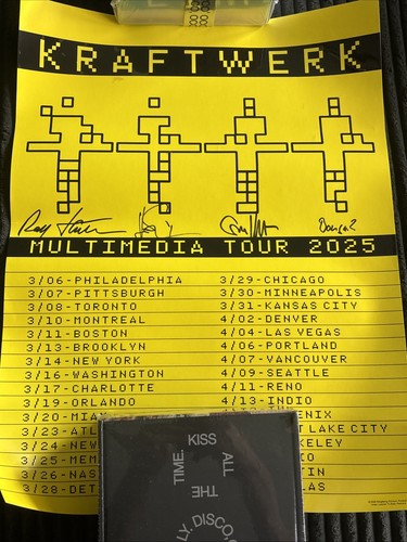 Kraftwerk signed autograph - signed,