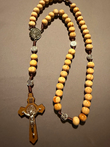 Wooden rosary beads - wooden,