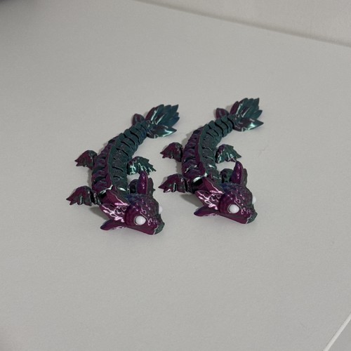 Printed wiggly dragon toy - printed,