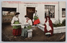 1908 Irish Lace Makers, Ballymaclinton, McClinton's Soap, Valentine's PC