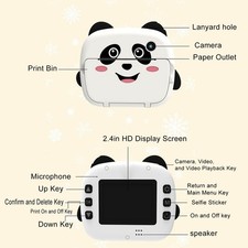 12MP Kids Instant Camera HD
