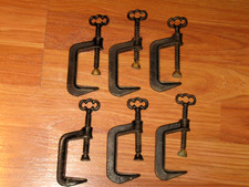 6 Antique Quilt C Clamp Early